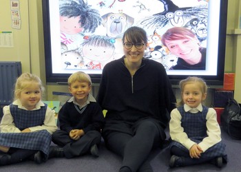 Author visit for Pre-Prep ahead of World Book Day