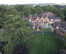 Aerial view to London